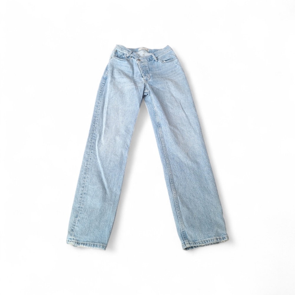 Abercrombie & Fitch Light Blue Straight Leg Jeans